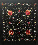 Handmade Embroidered Shawl. Natural Silk. Ref. 1011164NGCOLS 413.223€ #500351011164NGCOLS